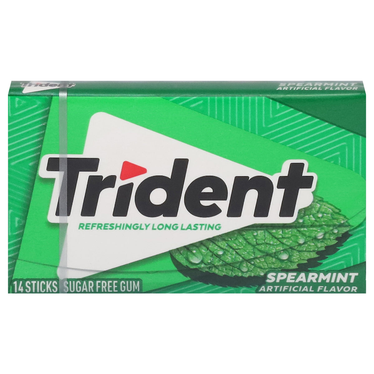 Trident Sugar Free Spearmint Gum 14 ea