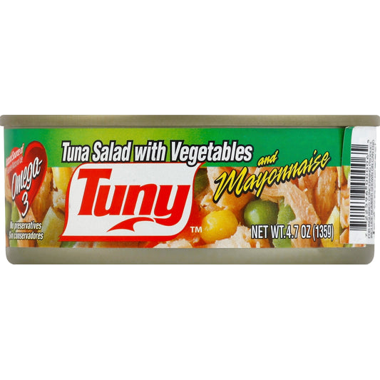 Tuny Tuna Salad with Vegetables and Mayonnaise  4.7 oz