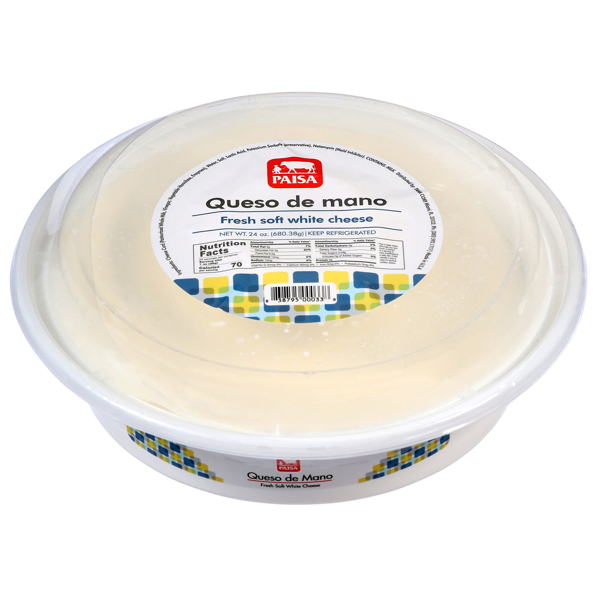 Paisa Fresh Soft White Cheese 24 oz