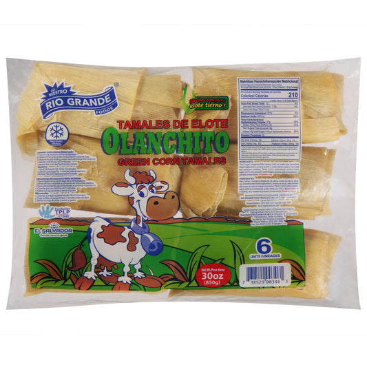 Tamales de maíz verde de Rio Grande Foods, 6 unidades