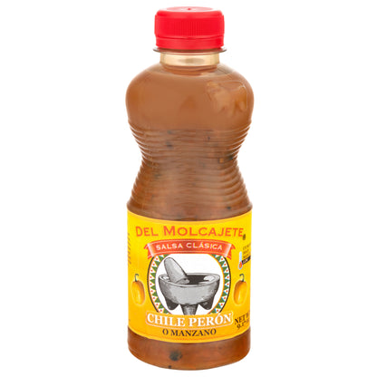 Del Molcajete O Manzano Low Chile Peron Salsa Clasica 9.17 oz