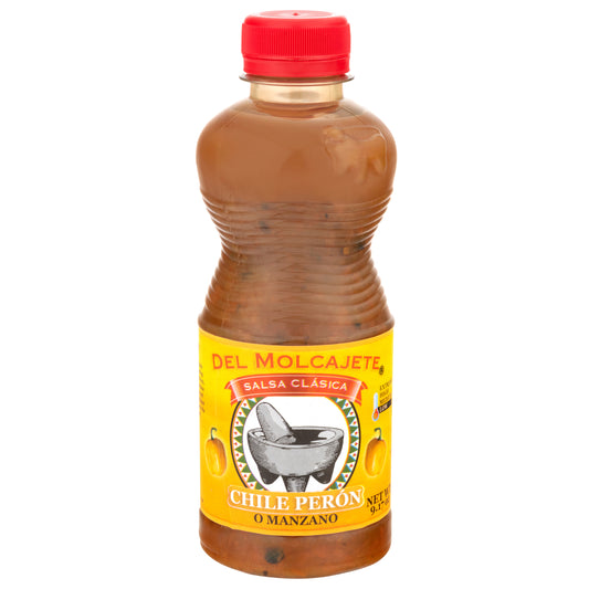Del Molcajete O Manzano Low Chile Peron Salsa Clasica 9.17 oz