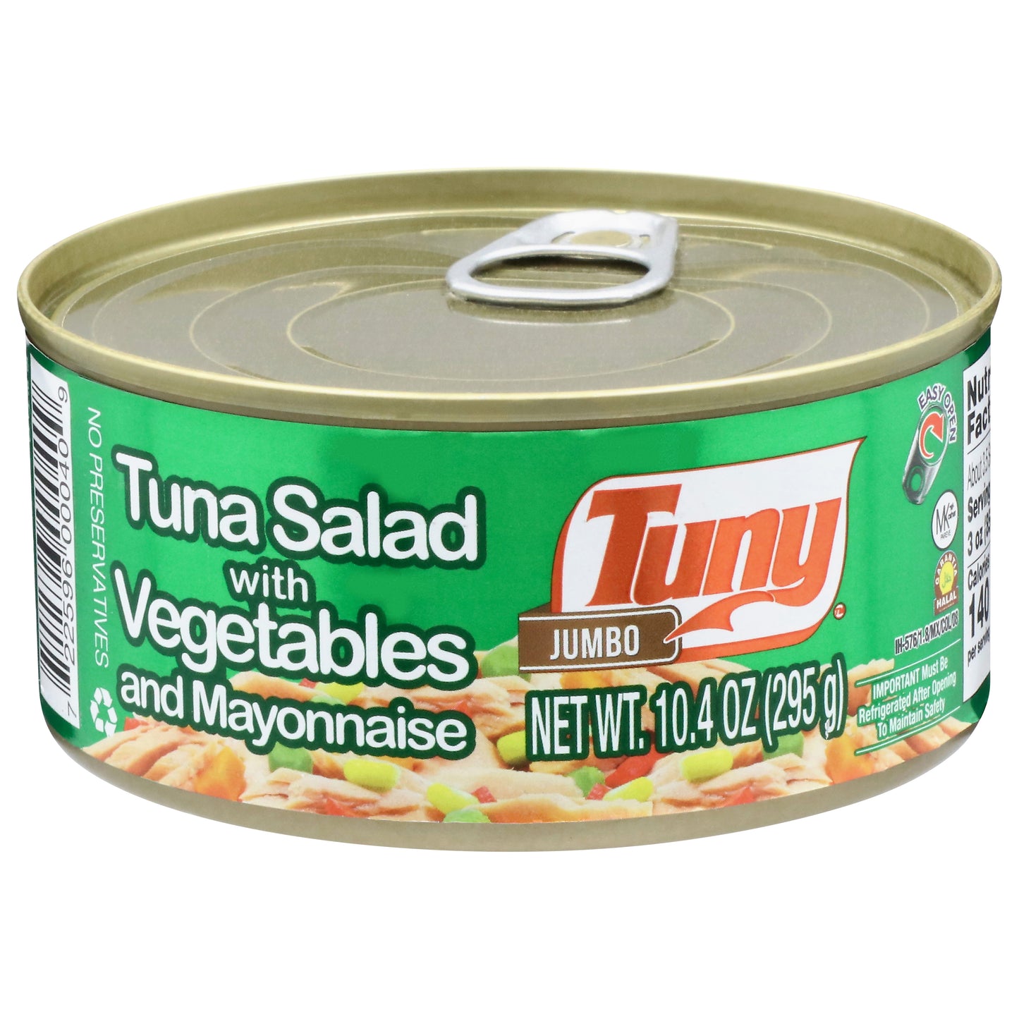 Tuny Jumbo Tuna Salad with Vegetables and Mayonnaise 10.4 oz