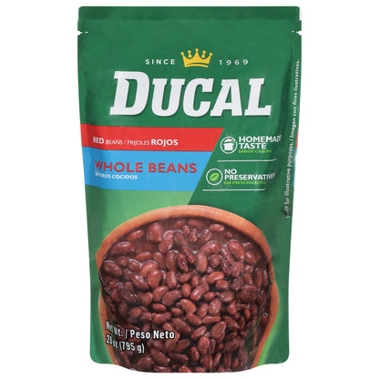 Ducal Whole Red Beans 28 oz