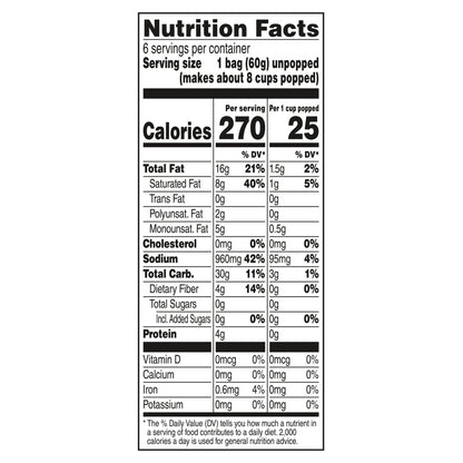 ACT II Hot and Spicy Flavor Microwave Popcorn, 12.7 oz., 6-Count