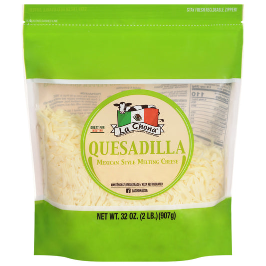 La Chona Quesadilla Estilo Mexicano Queso Derretido 32 oz