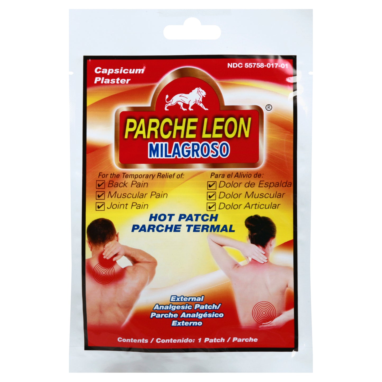 Parche Leon Hot Patch 1 ea