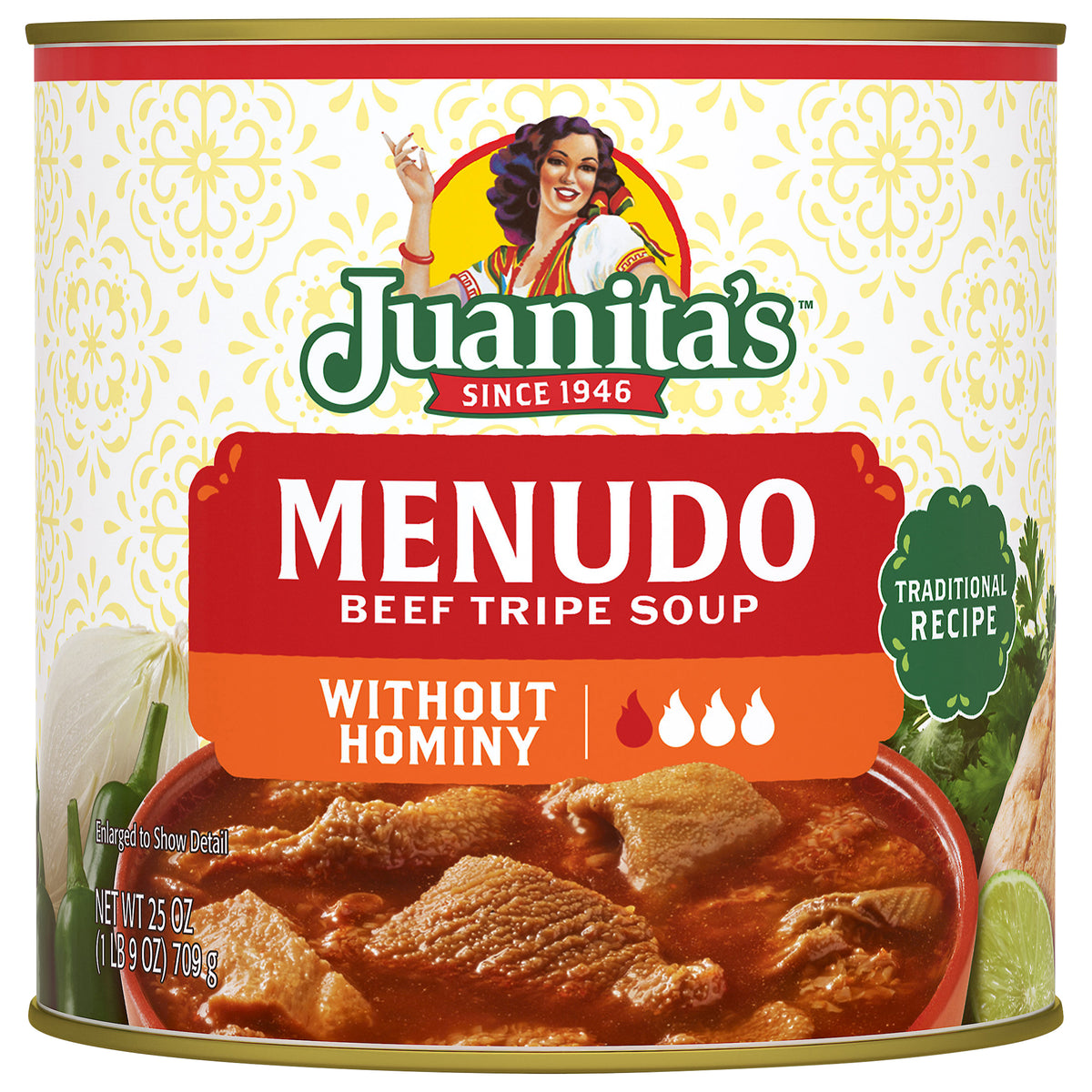 Juanita's Foods Ready to Serve Menudo without Hominy, 25 oz can