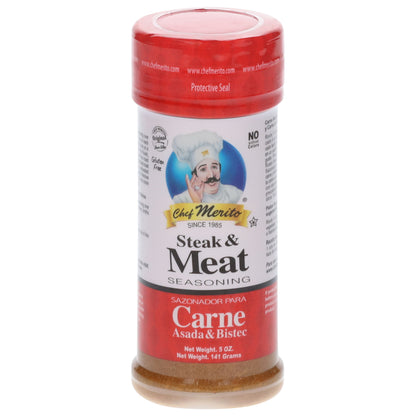 Condimento para carne y bistec Chef Merito de 142 g (5 oz)