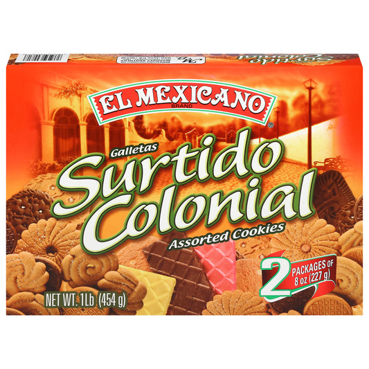 El Mexicano Assorted Cookies 2 - 8 oz Packages