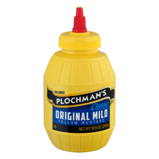 Mostaza suave amarilla original Plochmans de 298 g (10.5 oz)