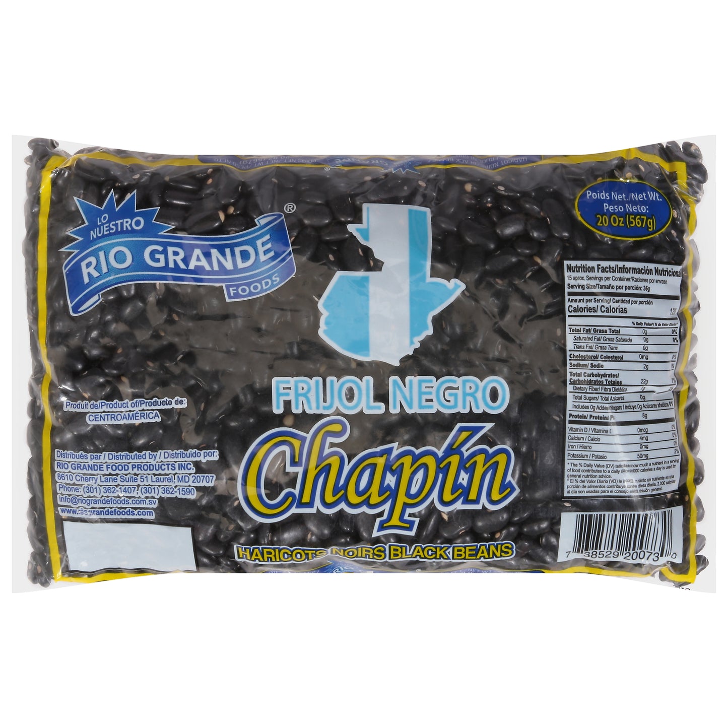 Rio Grande Foods Black Beans 1 20 oz