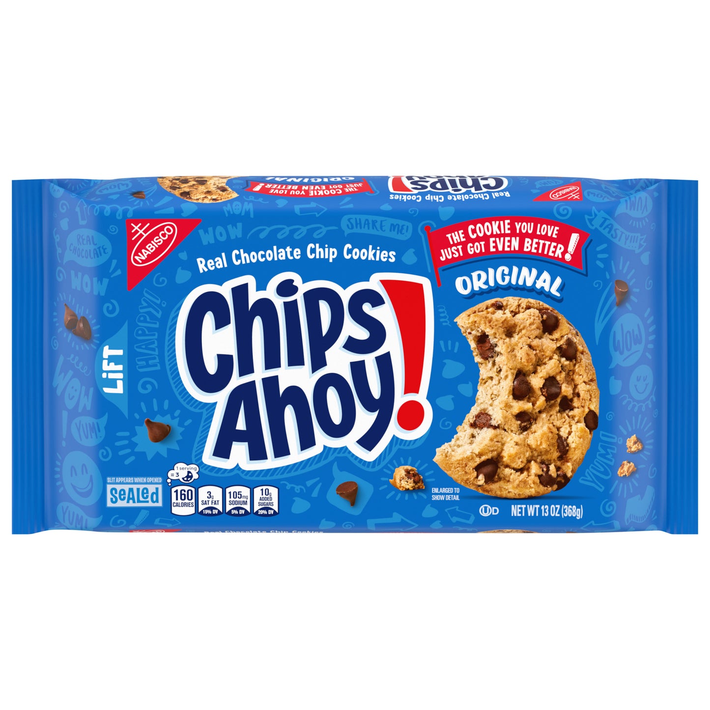 ¡CHIPS AHOY! Galletas originales con chispas de chocolate, 369 g