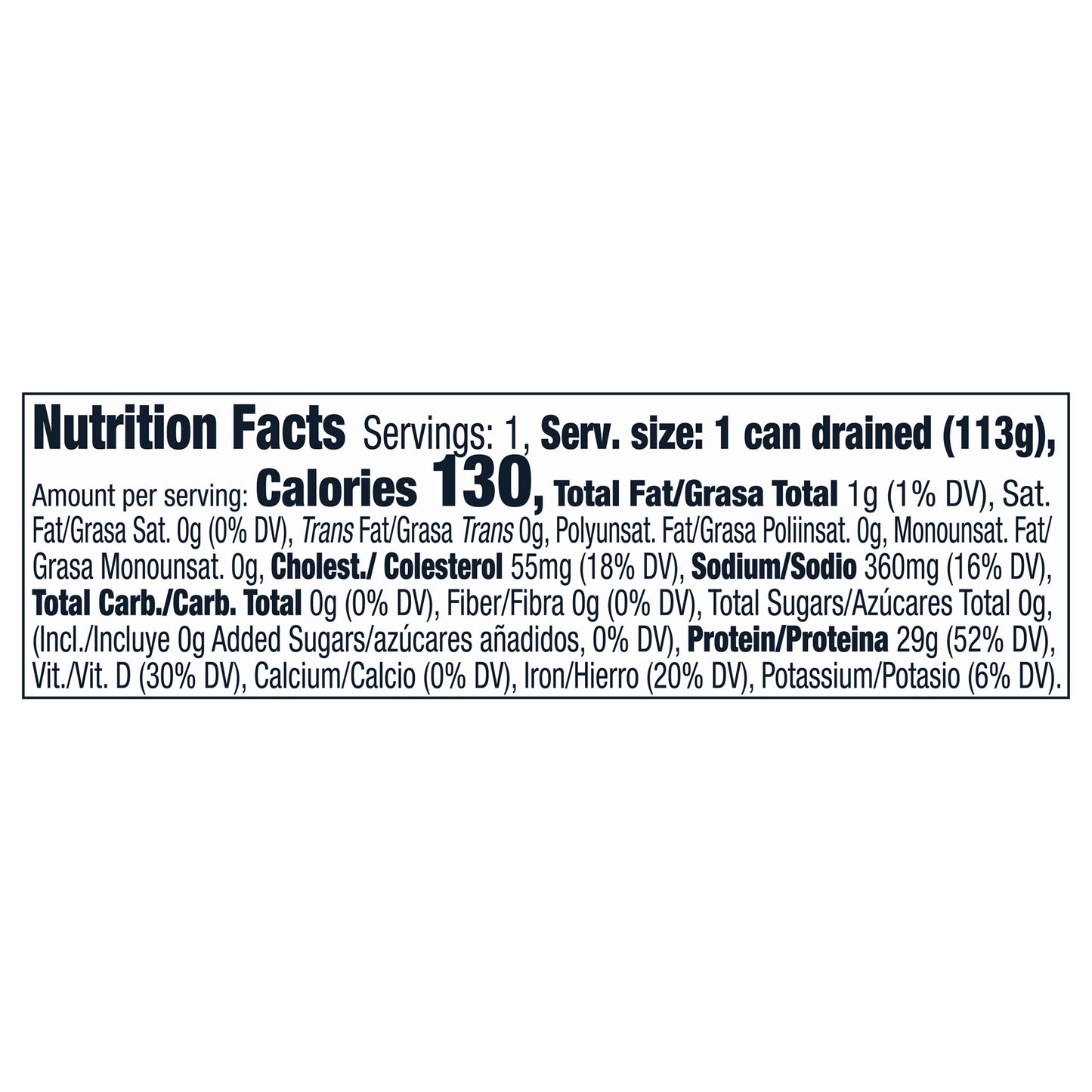 Van Camp's Seafood Solid Light Yellowfin Tuna in Water 5 oz