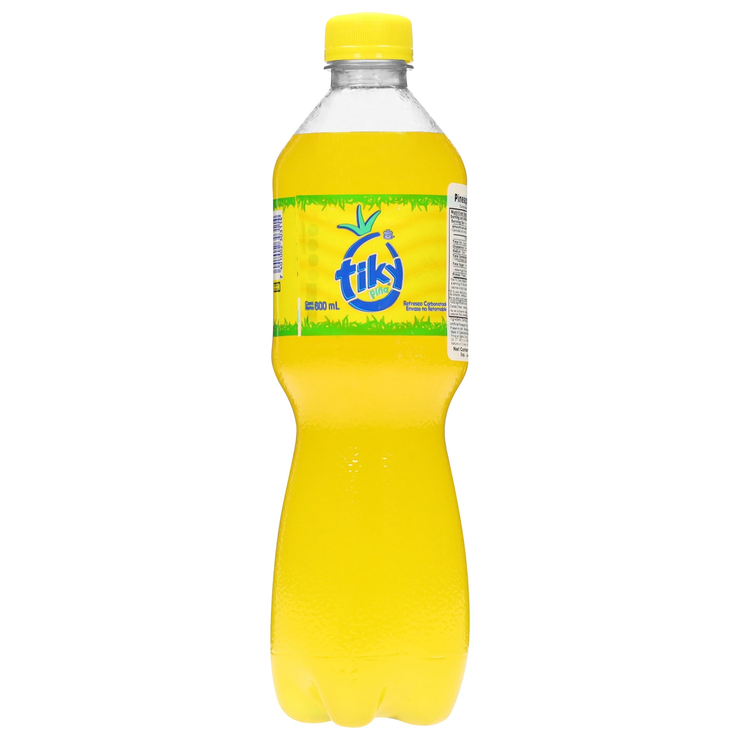 Refresco carbonatado Tiky Pina sabor piña 20 onzas líquidas