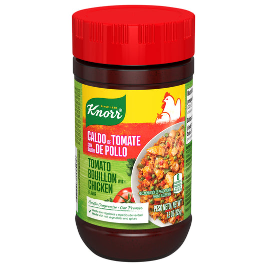 Caldo de tomate granulado Knorr con sabor a pollo