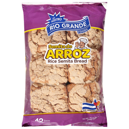Rio Grande Foods Rice Semita Bread 12 Each