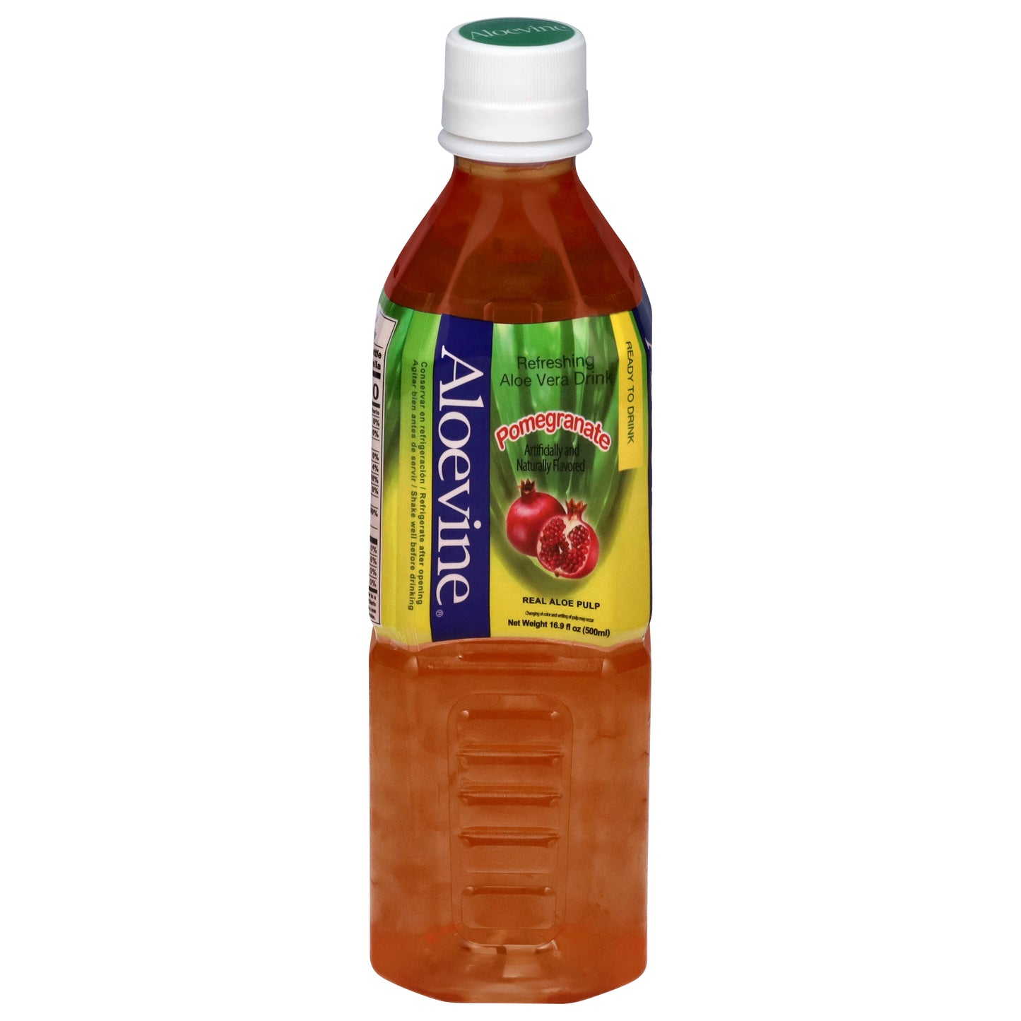 Aloevine Refreshing Pomegranate Aloe Vera Drink 16.9 fl oz