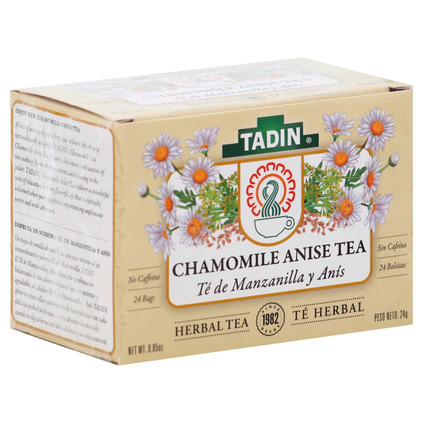 Tadin Herbal Tea 24 ea - CHAMOMILE ANISE TEA