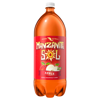 Refresco Manzanita Sol sabor manzana, con sabor natural y artificial, 2 L