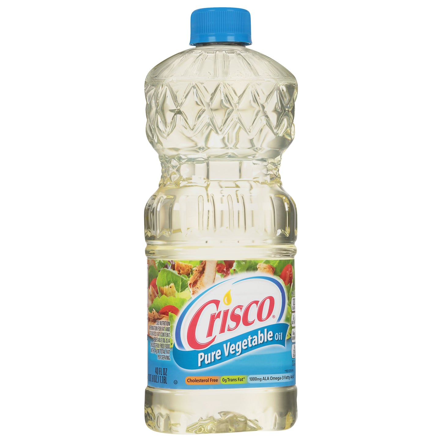 Aceite vegetal puro Crisco, 40 onzas líquidas