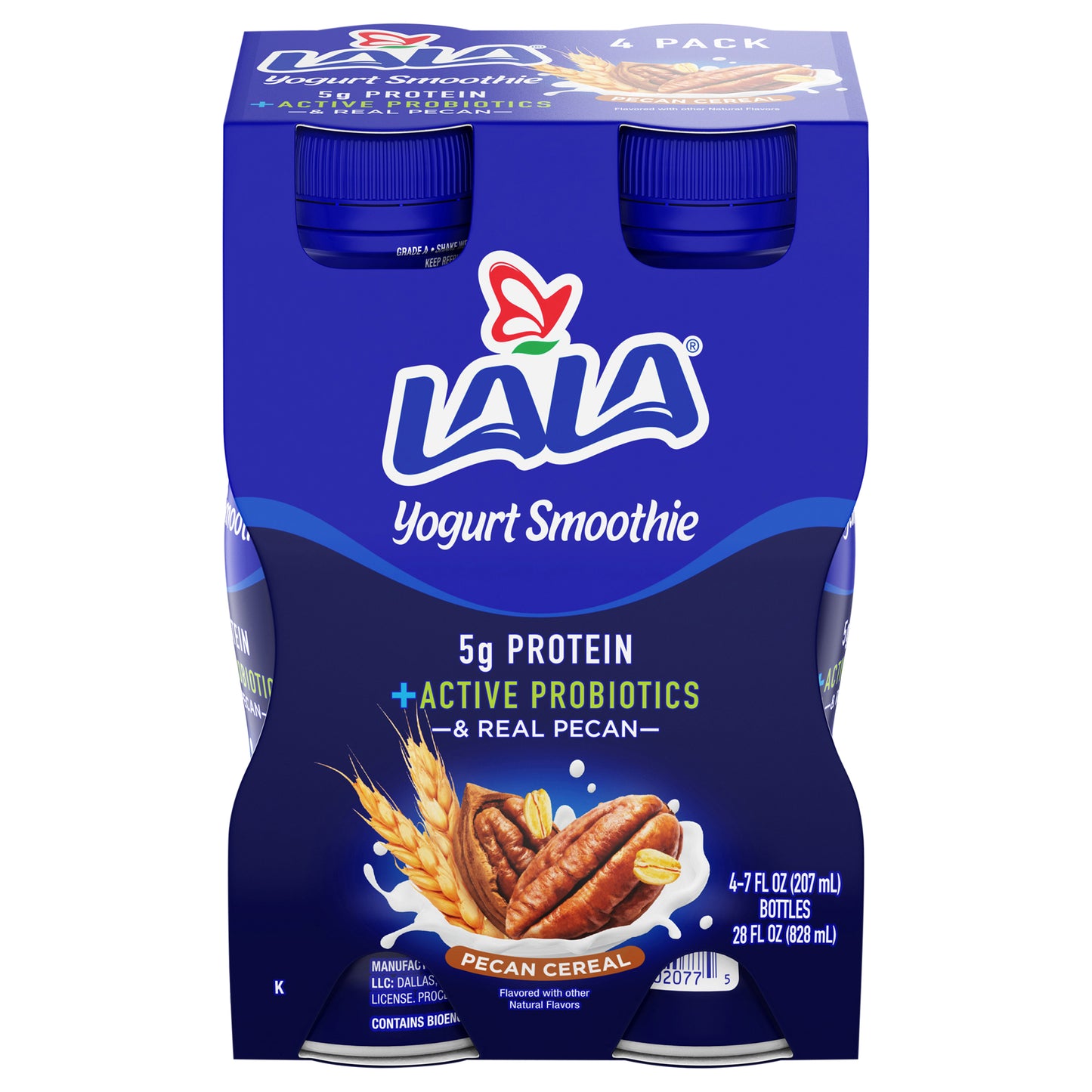 LALA Pecan Cereal Yogurt Smoothie 4 pack