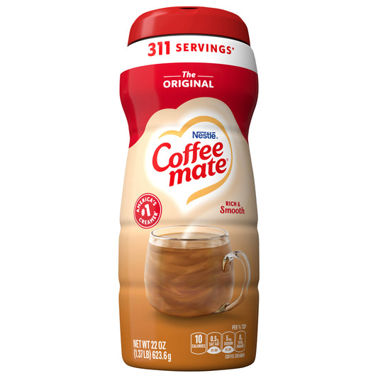 Crema en polvo para café Nestle Coffee Mate Original 22 oz.