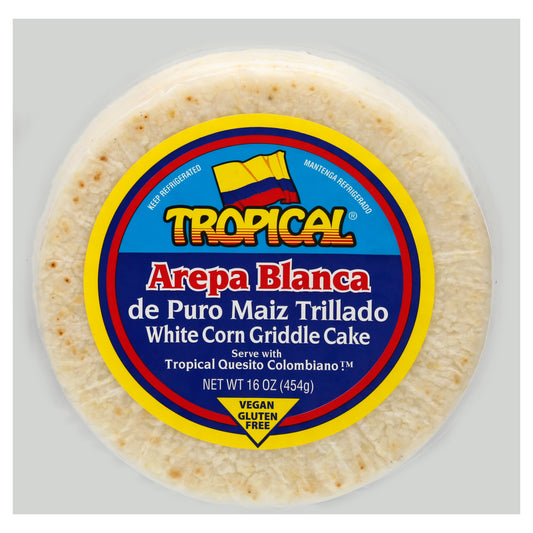 Tortita de maíz blanco tropical de 450 g