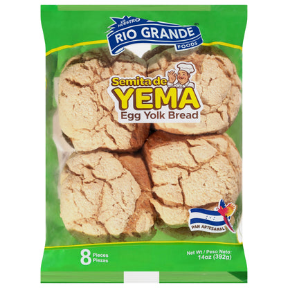 Rio Grande Foods Egg Yolk Bread 8 Each