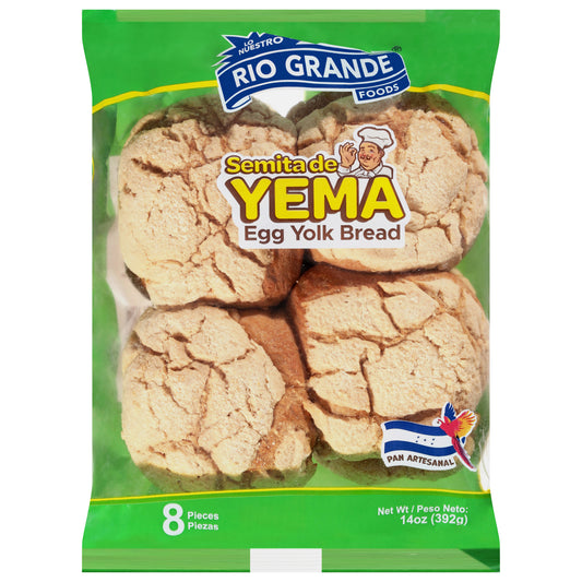Rio Grande Foods Egg Yolk Bread 8 Each