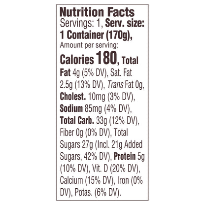 YoCrunch Strawberry Low Fat Yogurt with Mini M&Ms(R), 6 OZ Yogurt Cup