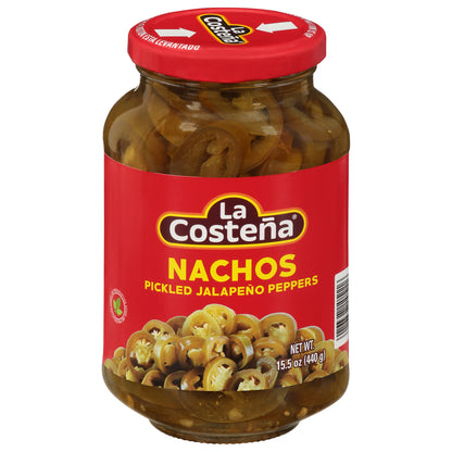 La Costena Nachos Pickled Jalapeno Peppers 15.5 oz