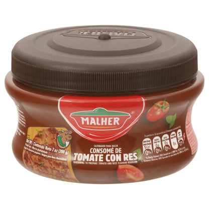 Mezcla en polvo saborizante de tomate y carne de res Malher 7 oz