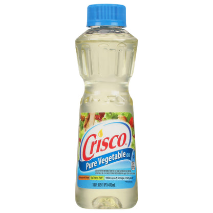 Aceite vegetal puro Crisco, 16 onzas líquidas