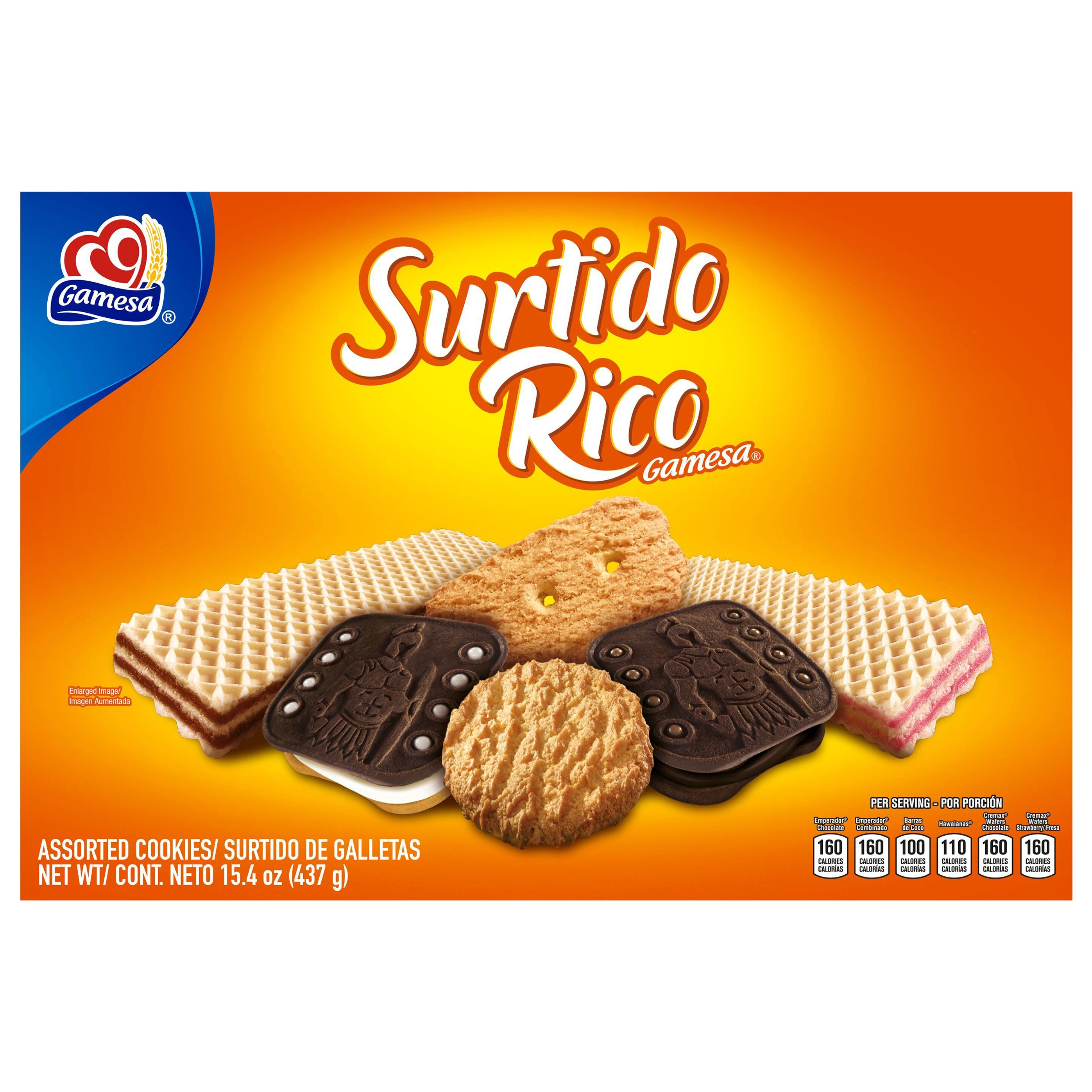 Gamesa Surtido Rico Variety Pack Cookies 15.4 Ounce Paper Box – Mi ...
