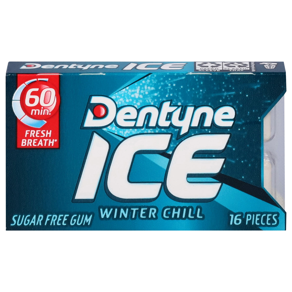 Dentyne Ice Sugar Free Winter Chill Gum 16 ea