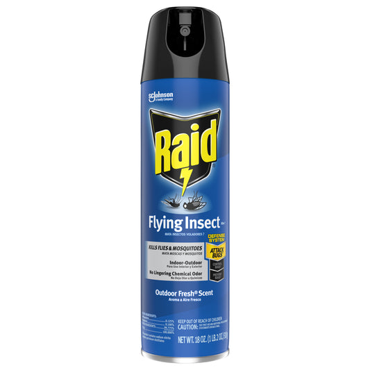 Raid Outdoor Fresh Scent Insecticida Volador de 510 g