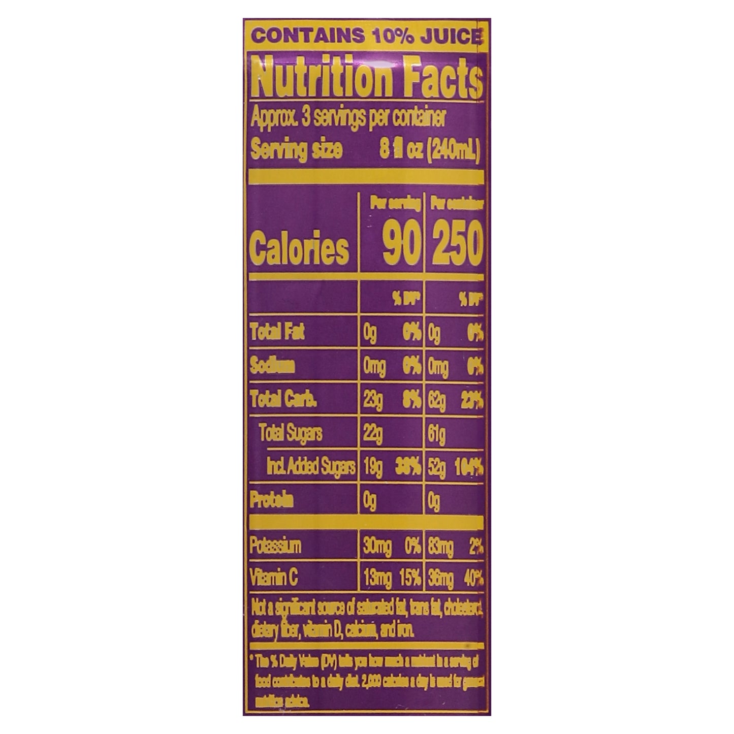 AriZona All Natural Fruit Punch Fruit Juice Cocktail 22 fl oz