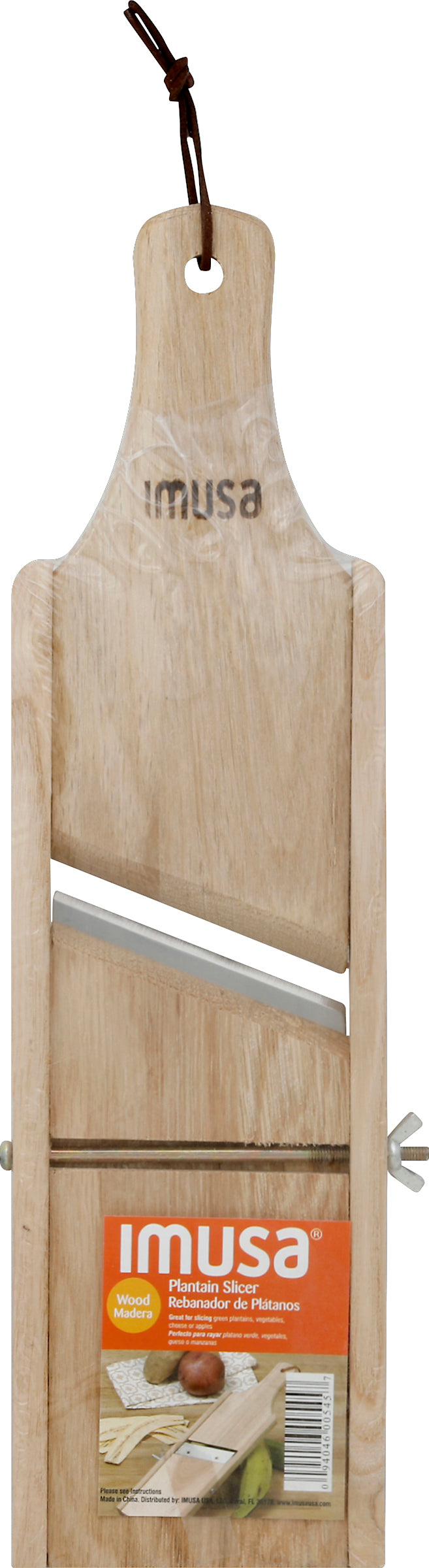 IMusa IMUSA PLANTAIN SLICER WOOD 1 CT