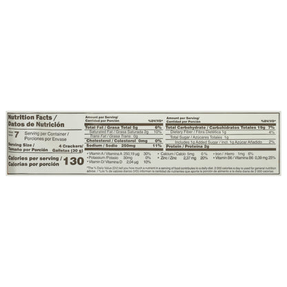 Saltin Butter Flavor Cheese Cracker 2 ea