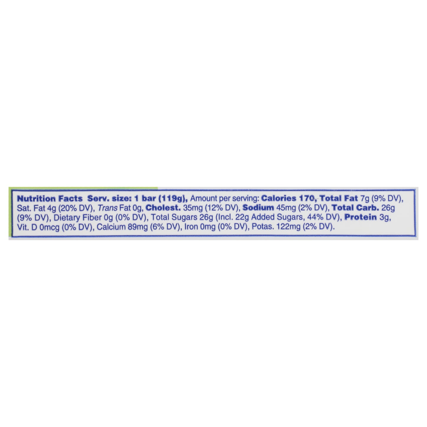 Helados Mexico Premium Coconut Flavored Frozen Milk Bar 4 fl oz