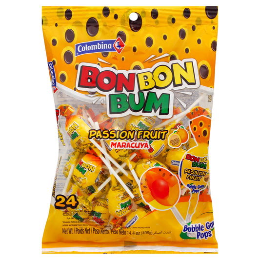 Paletas de maracuyá Bon Bon Bum, 24 unidades
