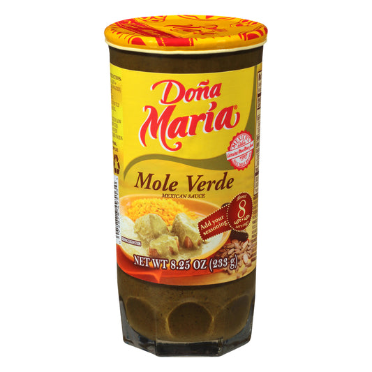 Salsa Mexicana Doña María® Mole Verde 8.25 oz. Frasco