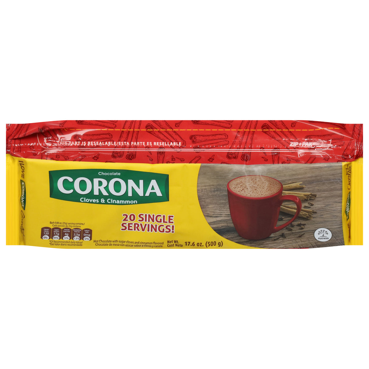 Corona Cloves & Cinnamon Hot Chocolate 17.6 oz