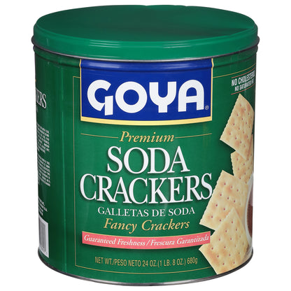 Galletas de soda Goya Fancy Premium de 24 onzas