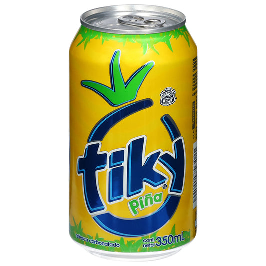 Refresco carbonatado Tiky Pina sabor piña 350 ml