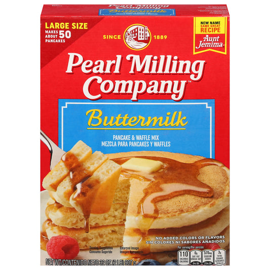 Mezcla para panqueques y waffles de suero de leche de Pearl Milling Company, 907 g (32 oz)
