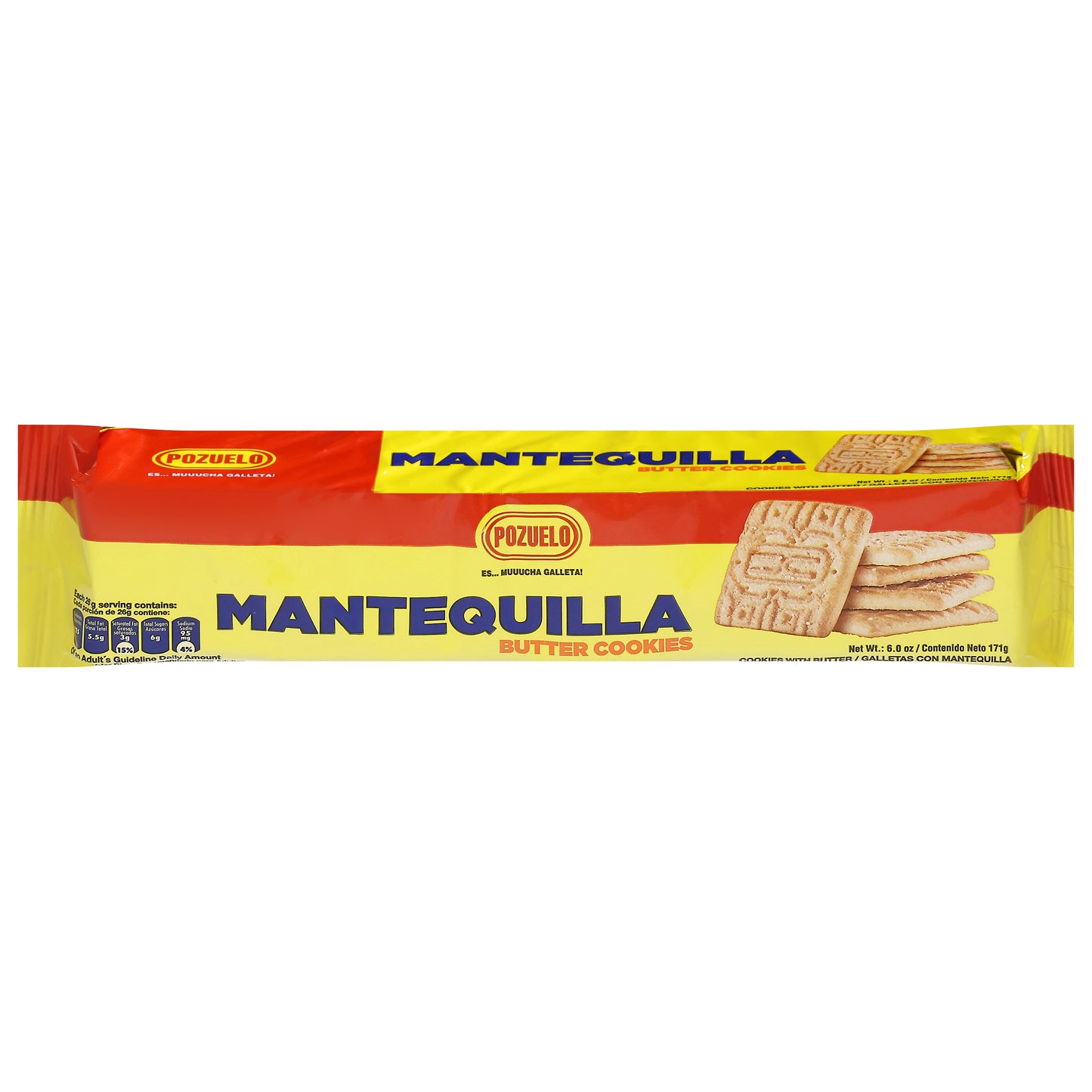 Pozuelo Butter Cookies 6.0 oz
