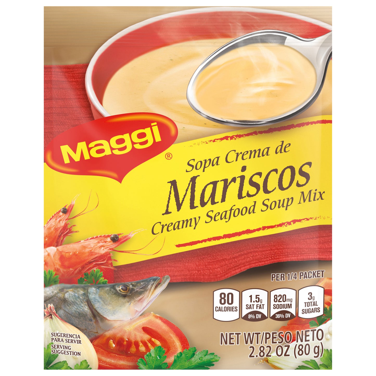 Maggi Creamy Seafood Soup Mix 2.82 oz.