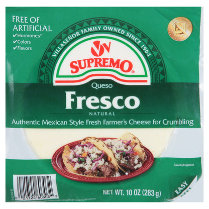 V&V Supremo Fresco Queso Cheese 10 oz